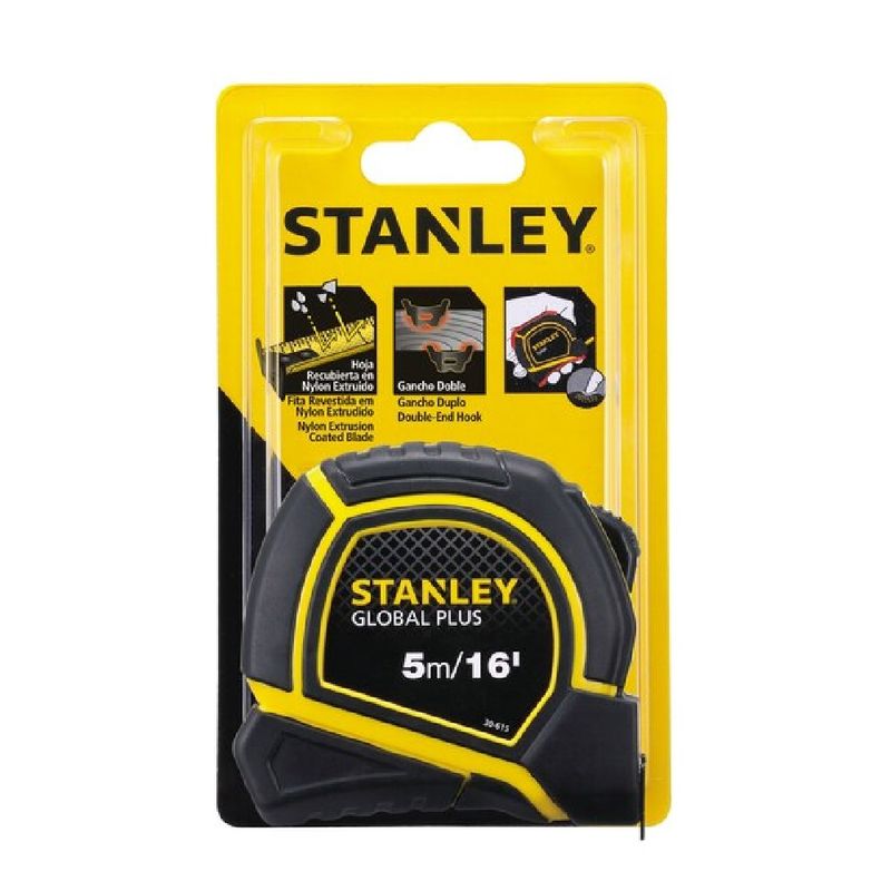 Trena Profissional Stanley Global Plus 5m