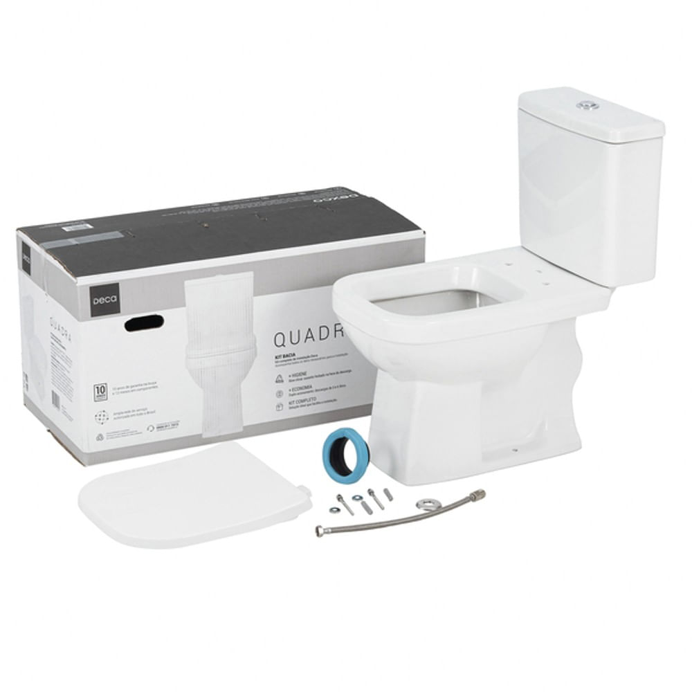 Vaso Sanitário Quadra CD01 Branco Deca